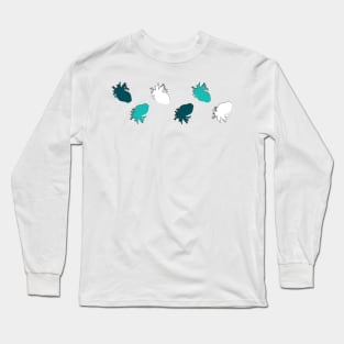 Colorful heart pattern Long Sleeve T-Shirt